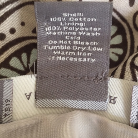 Ann Taylor brown cotton skirt - Picture 5 of 5